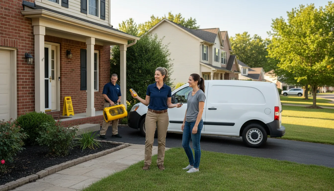 Residential water damage restoration in Lamoille, NV